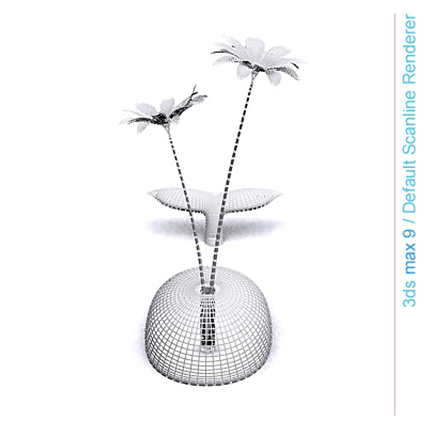 3d alessandro flowers whale vase - Whale vase by lajhar